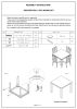 Natural Brown Finish Dinette 5pc Set Kitchen Breakfast Counter Height Dining Table wooden Top Cushion Seats High Chairs Dining room Furniture