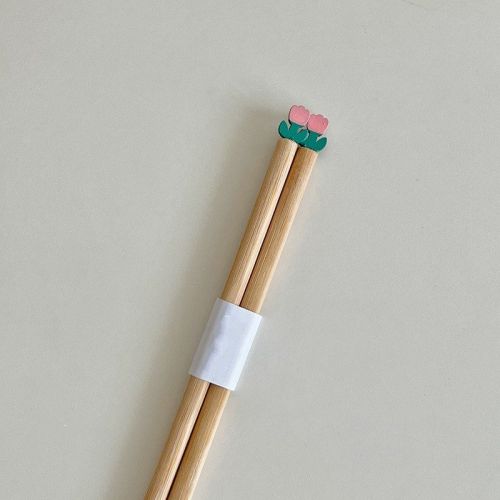 Cartoon Three-dimensional Bear Tulip Chopsticks