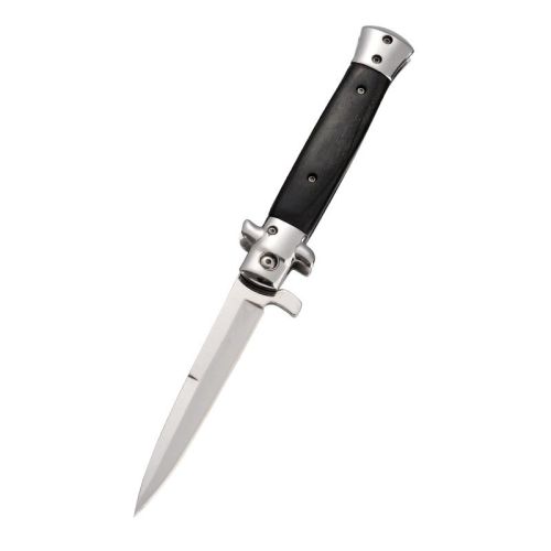 Outdoor Camping Multi-purpose Stainless Steel Wooden Handle Folding Knife