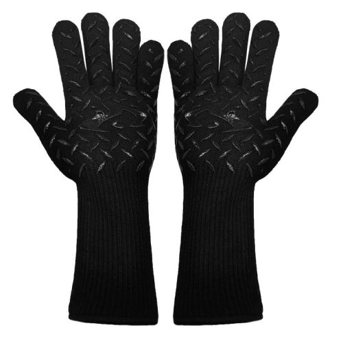 Spot Heat Insulation Barbecue Kitchen Baking Thick And High Temperature Resistant Oven Anti-scald Microwave Oven Gloves