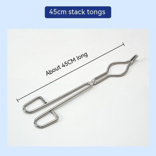 Thick Stainless Steel Crucible Pliers