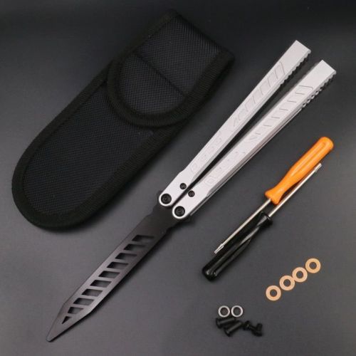 Wing Pictograph Butterfly Knife Aluminum Alloy Handle Safety Practice Not Cutting Edge